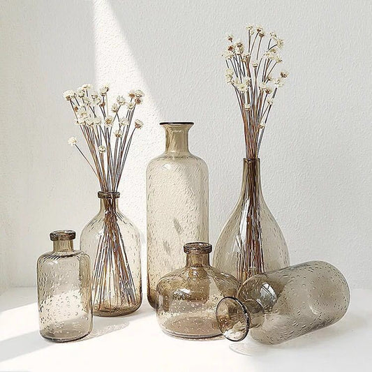 Bubble Glass Vase – Elegant Home Decoration Piece